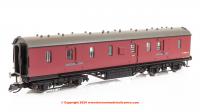 TT4039 Hornby LMS 50ft Passenger Brake Coach number M31014M in BR Crimson and Cream - Era 4